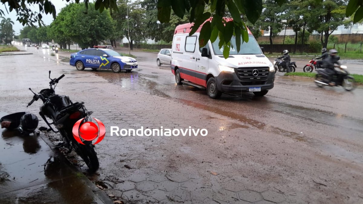 URGENTE: Motorista foge ao causar acidente e deixar motociclista gravemente ferido