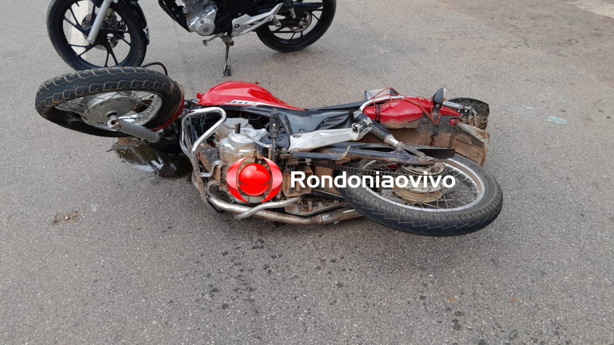 URGENTE: Motociclista vai parar em cima de carro após grave acidente na Pinheiro Machado 
