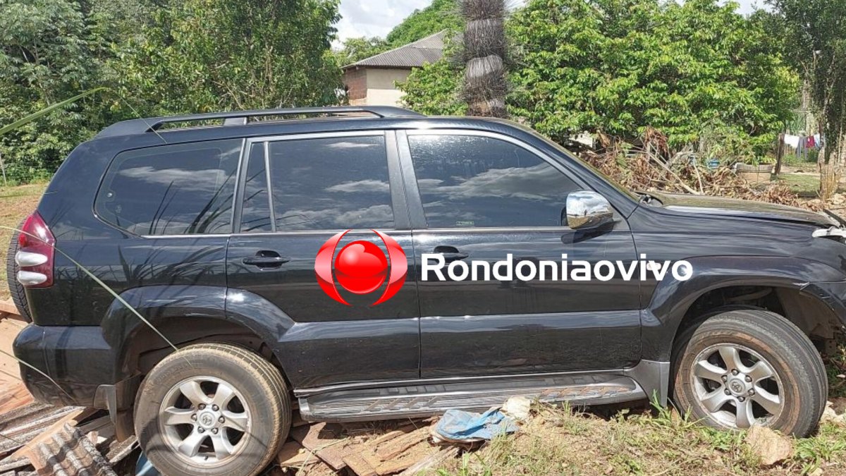 ESTRADA DA PENAL: Motorista de Land Cruiser Prado derruba violentamente poste e foge 