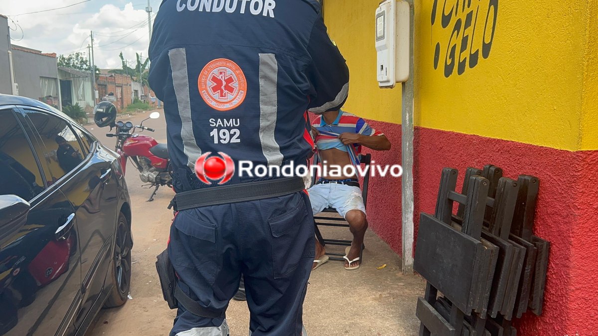 VÍDEO: Homem é ferido no abdômen, próximo do Orgulho do Madeira