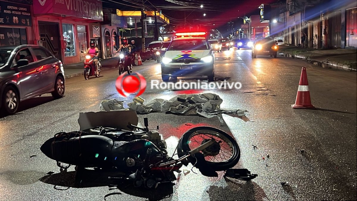URGENTE: Motoboy fica gravemente ferido ao bater na traseira de táxi 