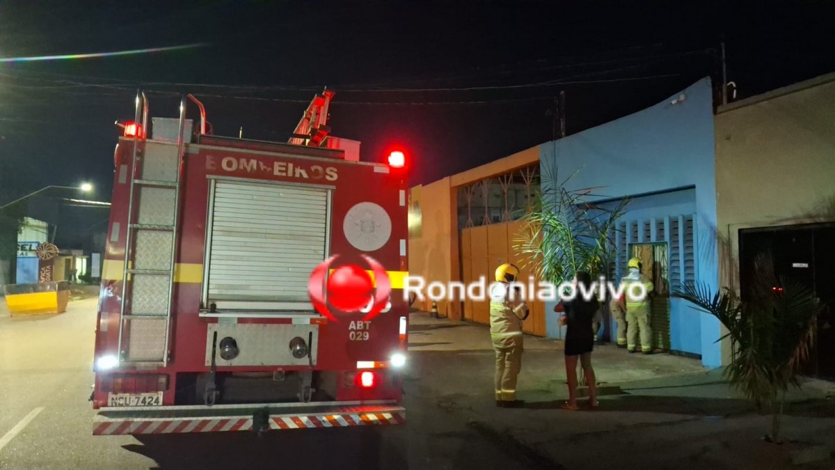 SUSTO: Fogo em lixeira dentro de empresa mobiliza Bombeiros ao lado de delegacia 