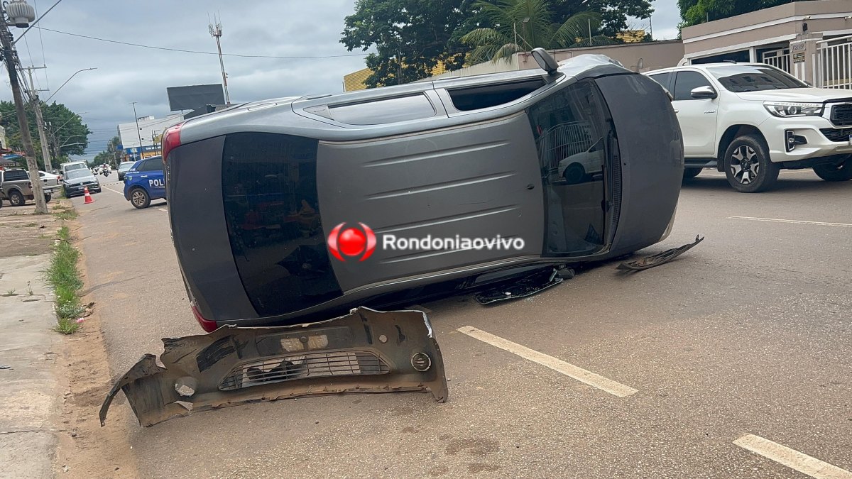 CAPOTAMENTO: Grave acidente na Amazonas é filmado por câmera de segurança