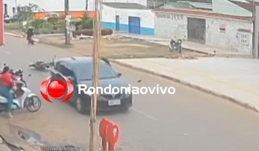 NA PAU FERRO: Vídeo mostra acidente que deixou motociclista lesionado 