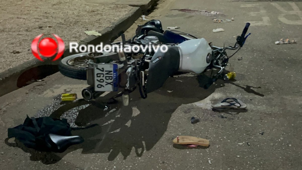 GRAVE: Assaltantes atropelam mulher durante fuga alucinada com moto roubada 