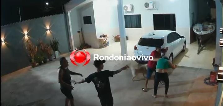 URGENTE: Vídeo mostra cabeleireira sendo agredida durante roubo em residência 