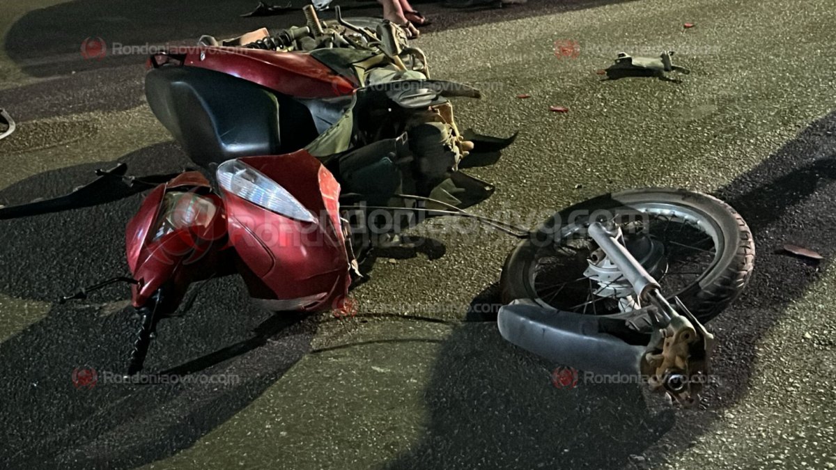 URGENTE: Motociclista fica gravemente ferido após bater contra viatura da PM