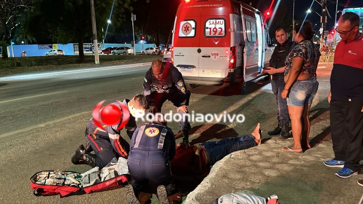 URGENTE: Briga na Jorge Teixeira acaba em tentativa de homicídio 