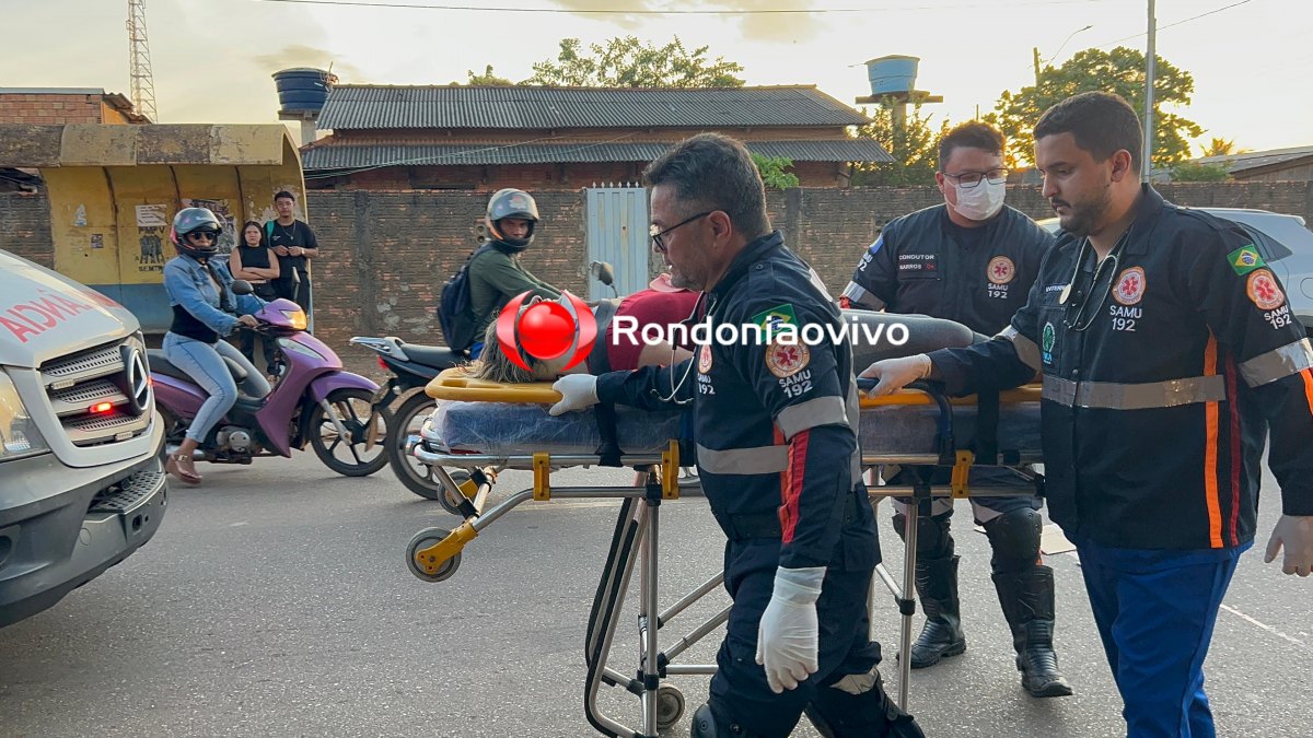 MOTOQUEIRO FUGIU: Idosa de 70 anos sofre traumatismo craniano em atropelamento