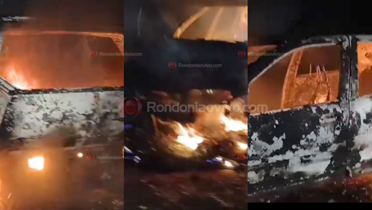 VÍDEO: Carro é destruído por incêndio no Espaço Alternativo 