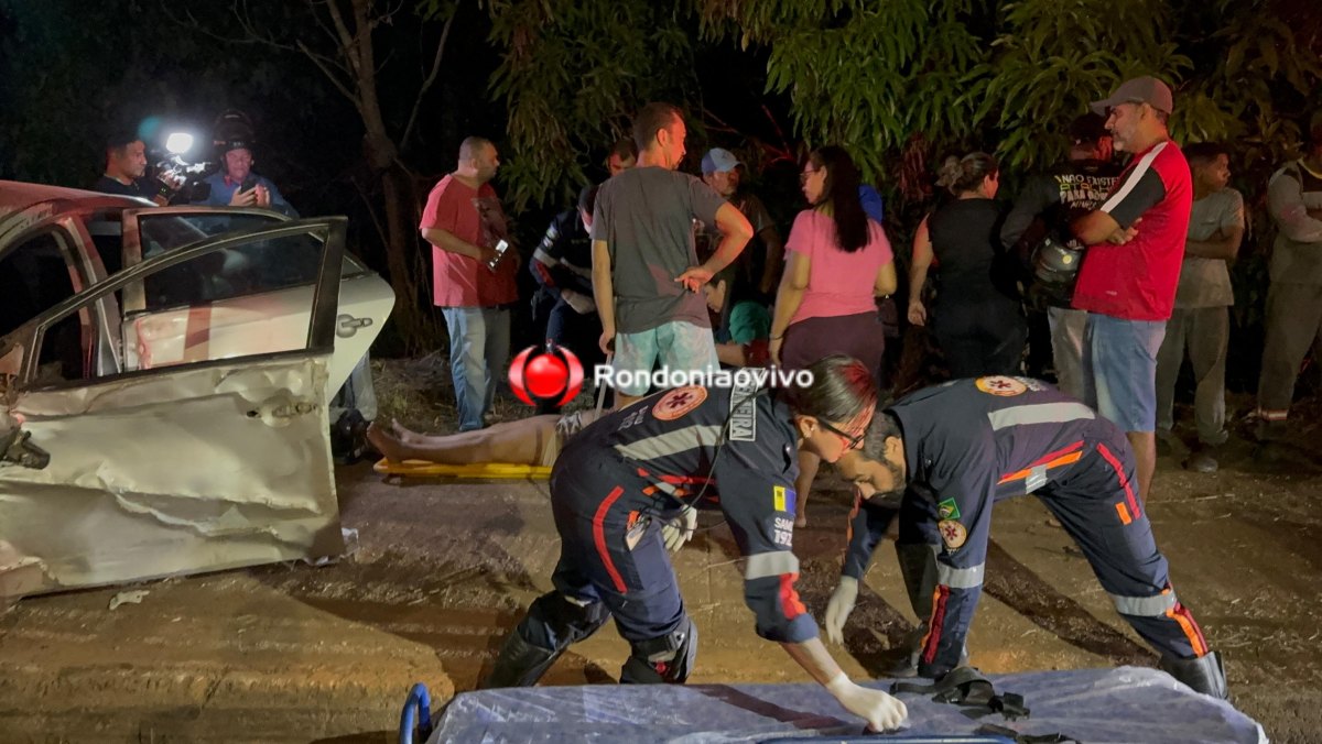 VÍDEO: Mulher fica gravemente ferida após capotamento na BR-364