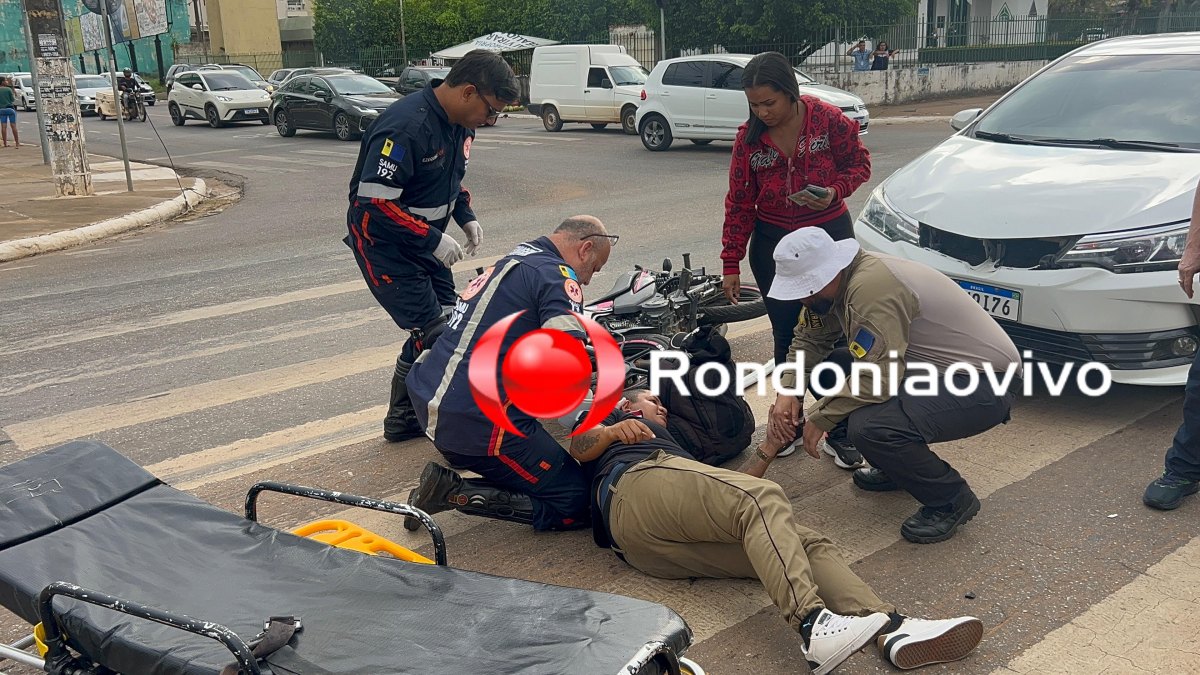 VÍDEO: Vigilante é atropelada por Corolla na Avenida Jorge Teixeira 