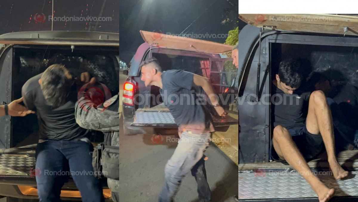 CAI N'ÁGUA: Apenado que 'rasgou a camisa' e comparsas são os presos acusados de ataque