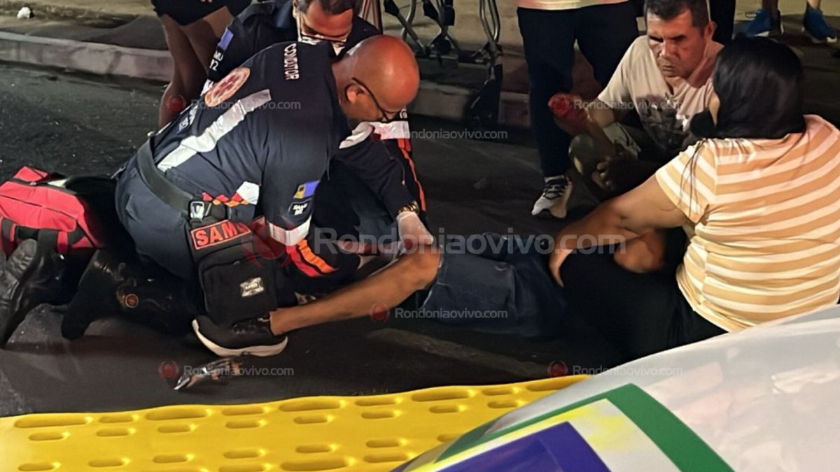 URGENTE: Outro motociclista esquece de levantar descanso e sofre grave acidente 