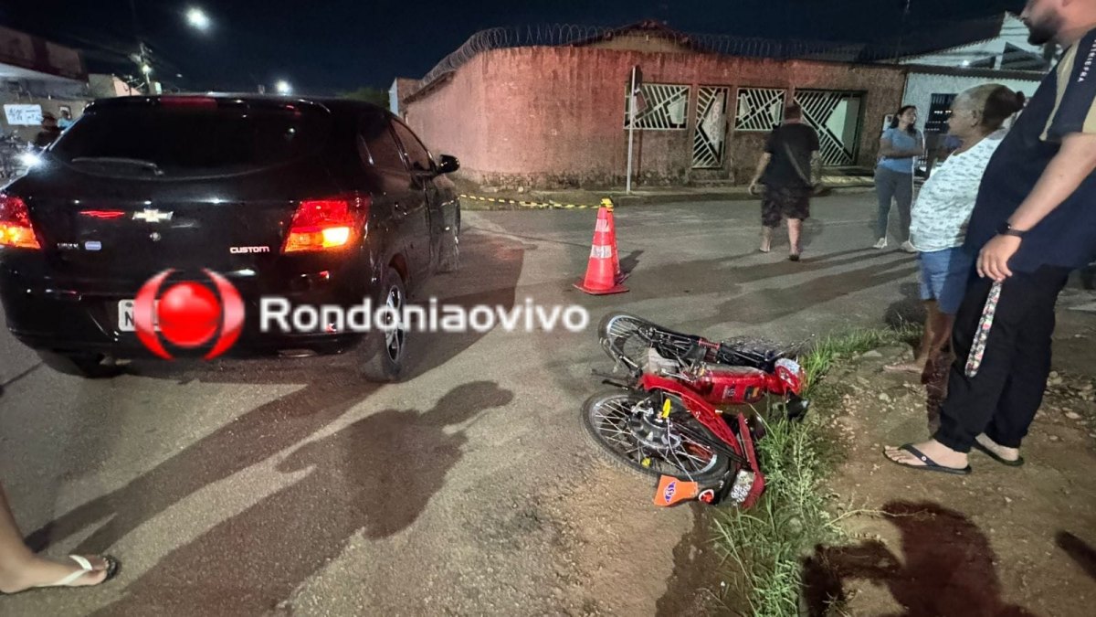 FORTE IMPACTO: Condutor de bike elétrica fica gravemente ferido após acidente no Aponiã 