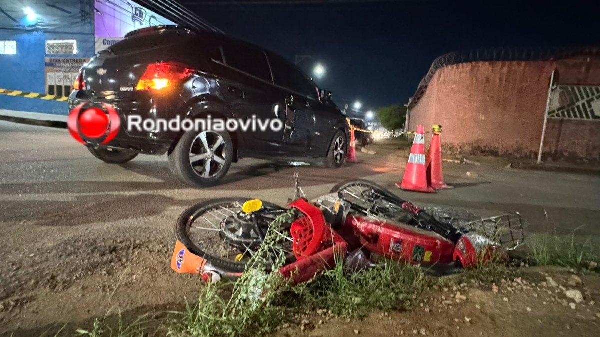 FORTE IMPACTO: Condutor de bike elétrica fica gravemente ferido após acidente no Aponiã 