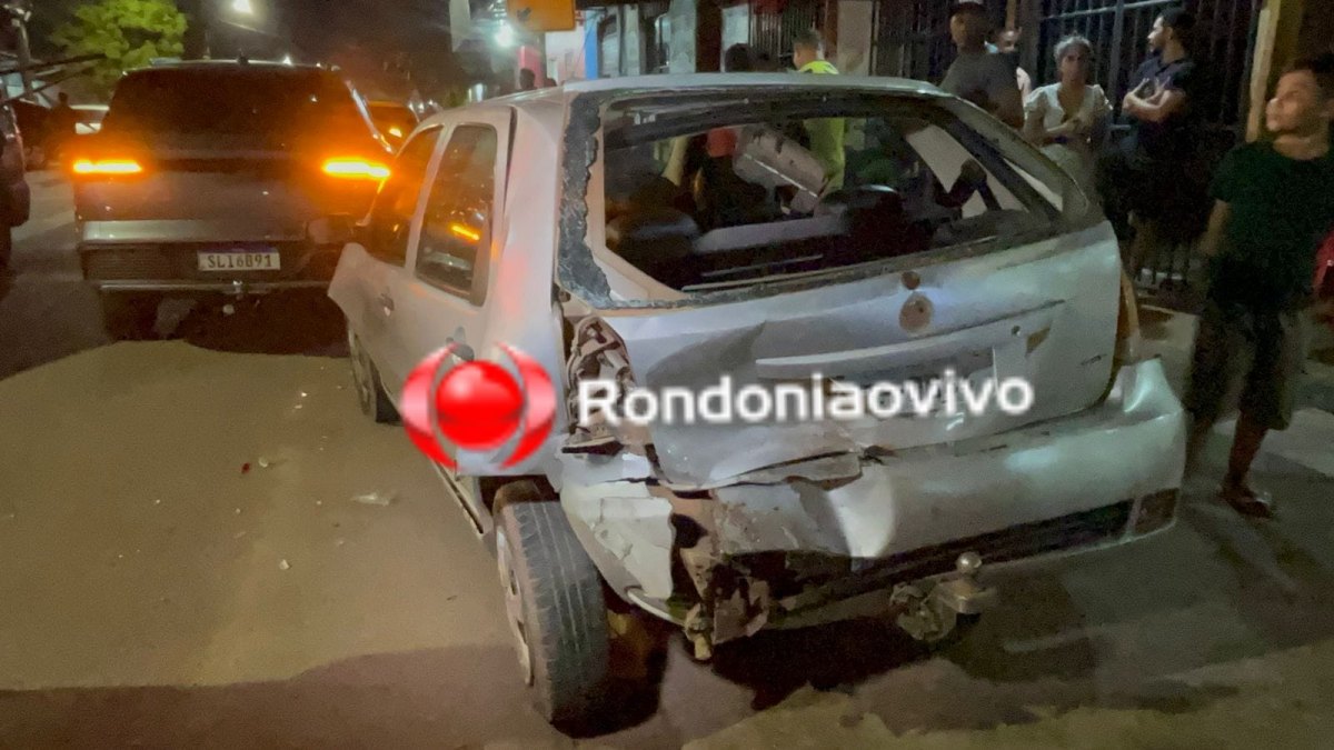 URGENTE: Motorista fica presa nas ferragens em grave colisão entre três carros 