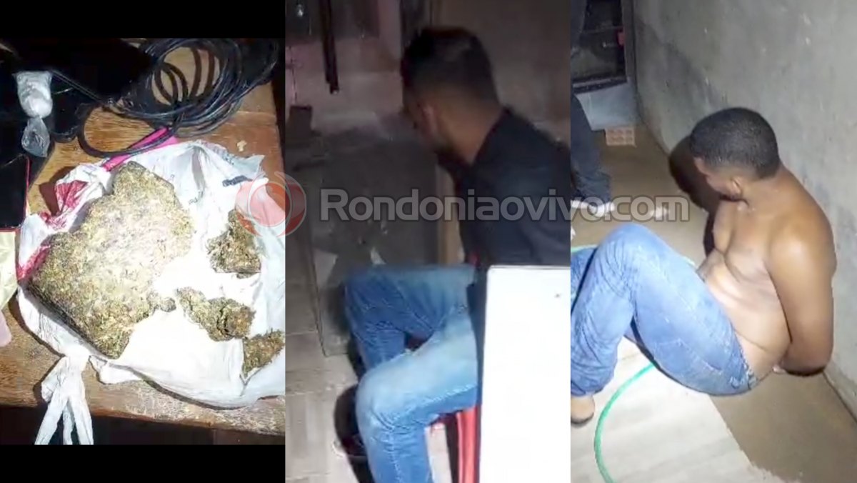 VÍDEO: Equipe do sargento Machado fecha mais uma boca de fumo e apenados são presos 