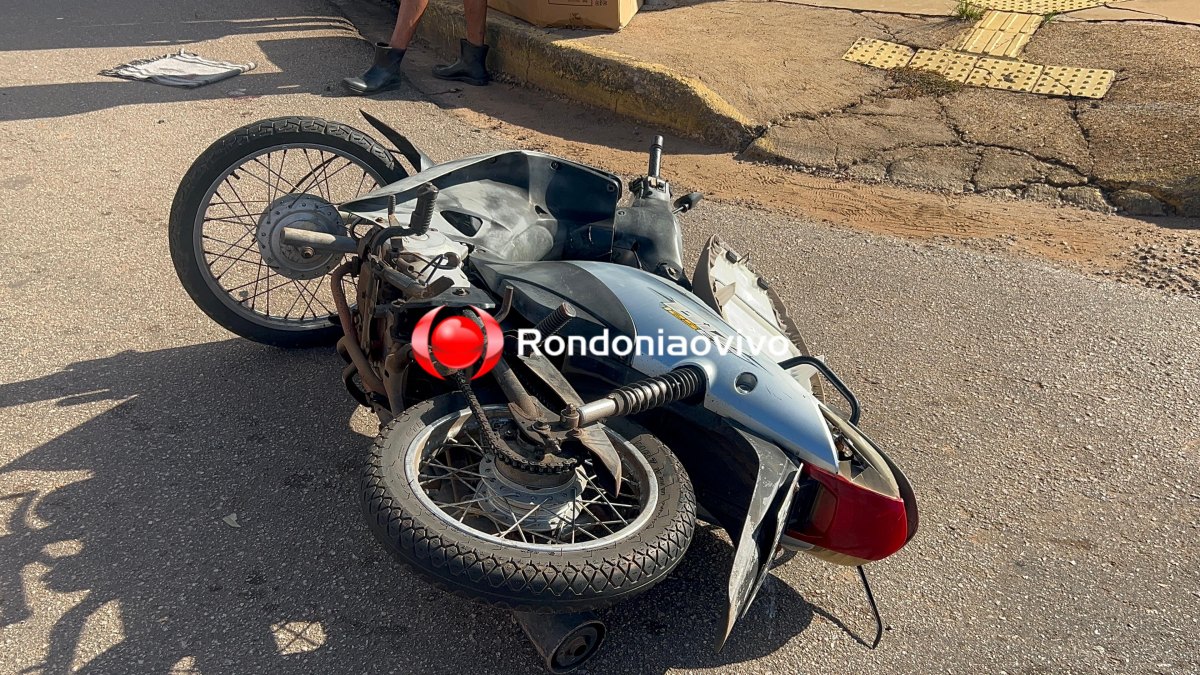 DESACORDADA: Mulher é vitima de grave acidente na Pinheiro Machado