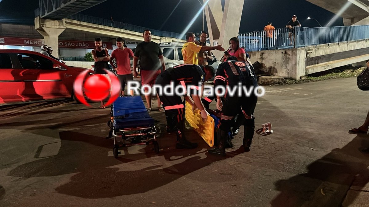 NA CONTRAMÃO: Três pessoas ficam feridas em grave acidente na Rua da Beira 