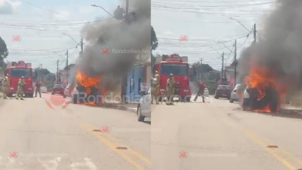 VEJA VÍDEO: Jeep Renegade é completamente destruído durante incêndio  