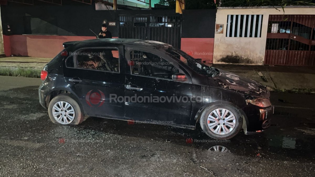 SINISTRO: Mais um carro é atingido por incêndio neste sábado em Porto Velho 
