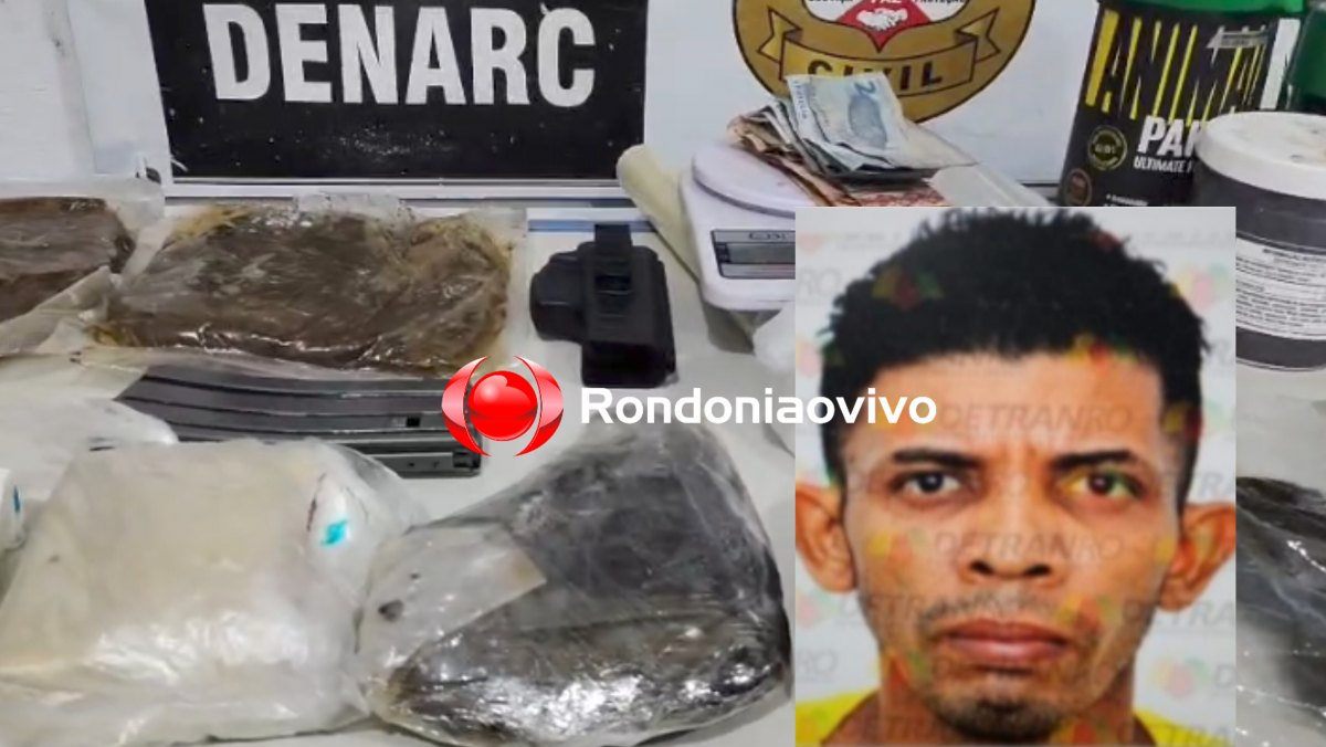 VÍDEO: Denarc apreende cinco quilos de drogas em residência de traficante no Nacional 