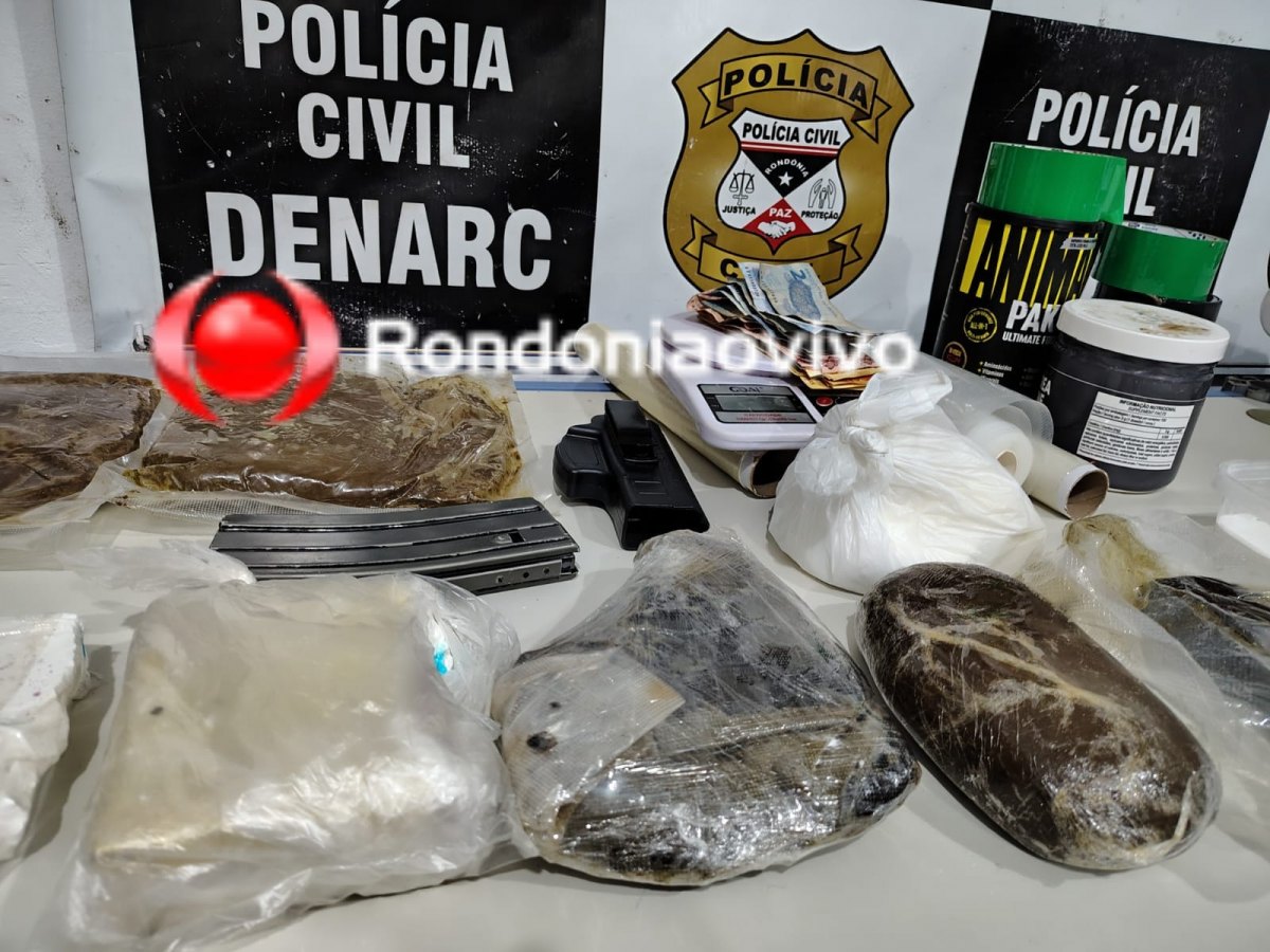 VÍDEO: Denarc apreende cinco quilos de drogas em residência de traficante no Nacional 