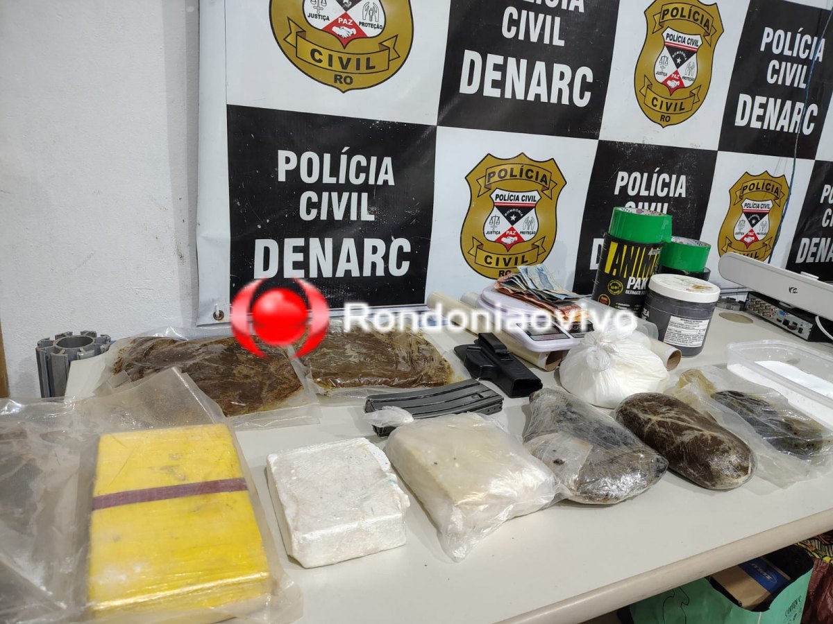 VÍDEO: Denarc apreende cinco quilos de drogas em residência de traficante no Nacional 