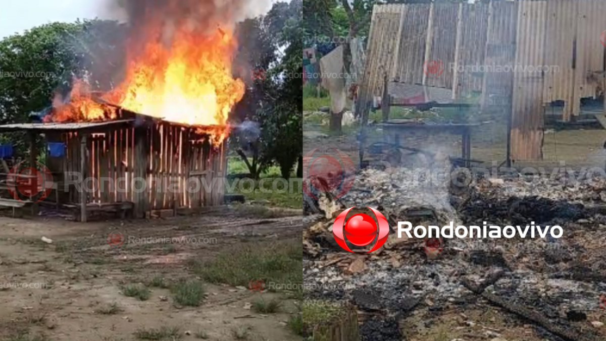 VÍDEO: Homem morre carbonizado durante incêndio em residência 