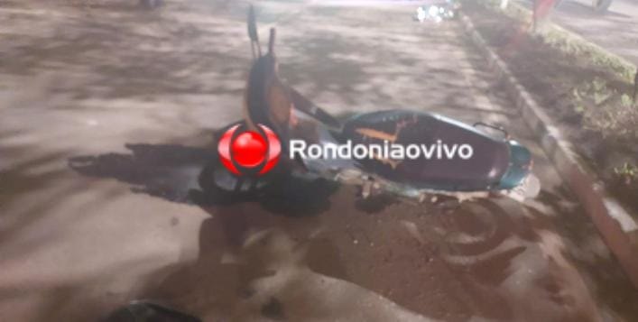 TRÁGICO: Motociclista morre após bater em árvores no canteiro central de avenida 