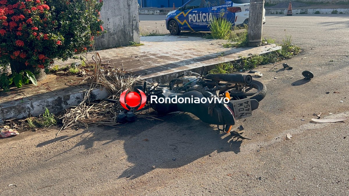 VÍDEO: Funcionário da Amazongás arromba portão com o corpo após grave atropelamento