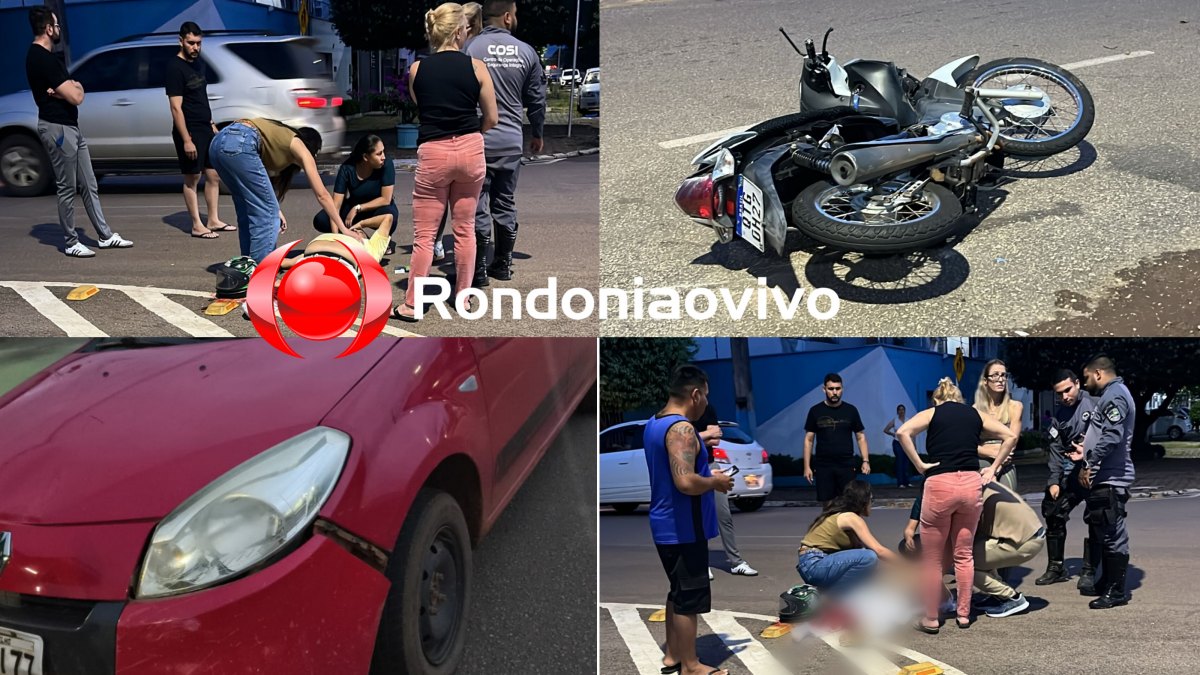 ATROPELAMENTO: Vídeo mostra gravíssimo acidente com motociclista na Duque de Caxias 