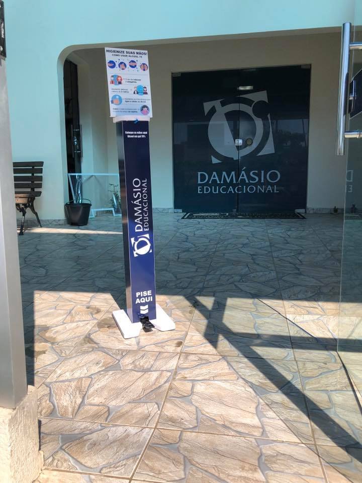 Toten higienizador personalizado para empresas