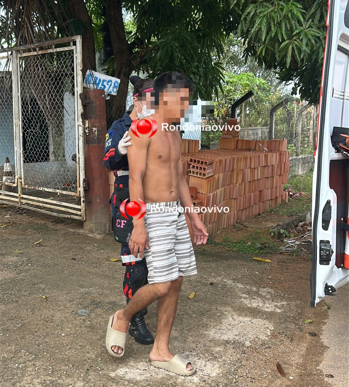 URGENTE: Homem é encontrado ferido no pescoço após bebedeira com ex-mulher