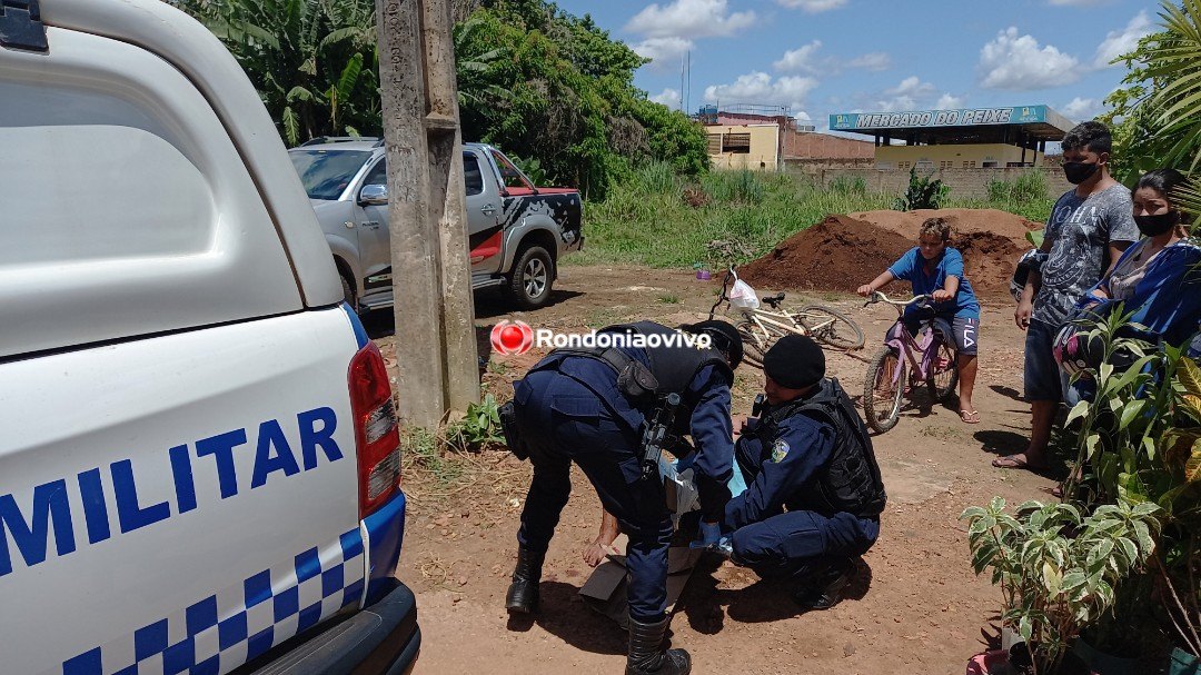 VÍDEO: Assaltante sofre fratura exposta na perna após roubo e acidente