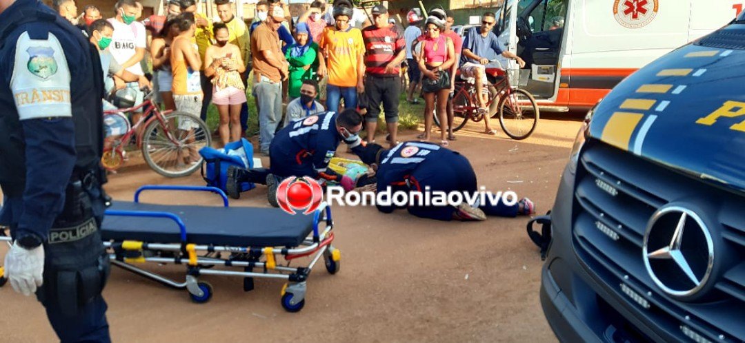 GRAVE: Mulheres ficam seriamente lesionadas em acidente envolvendo moto e carro