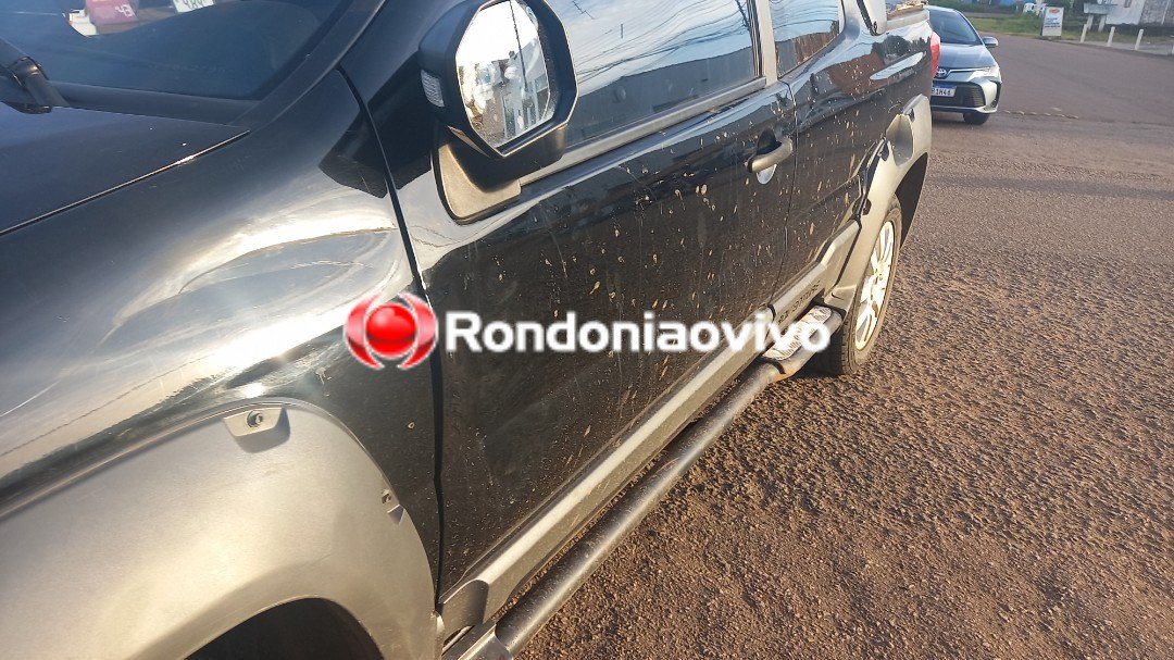 VÍDEO: Acidente entre carro e moto deixa casal lesionado em Porto Velho