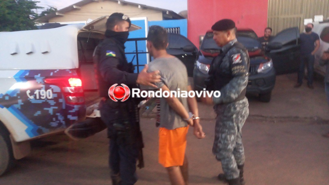 ASSISTA: Vídeo mostra assaltantes capotando carro roubado na Mamoré