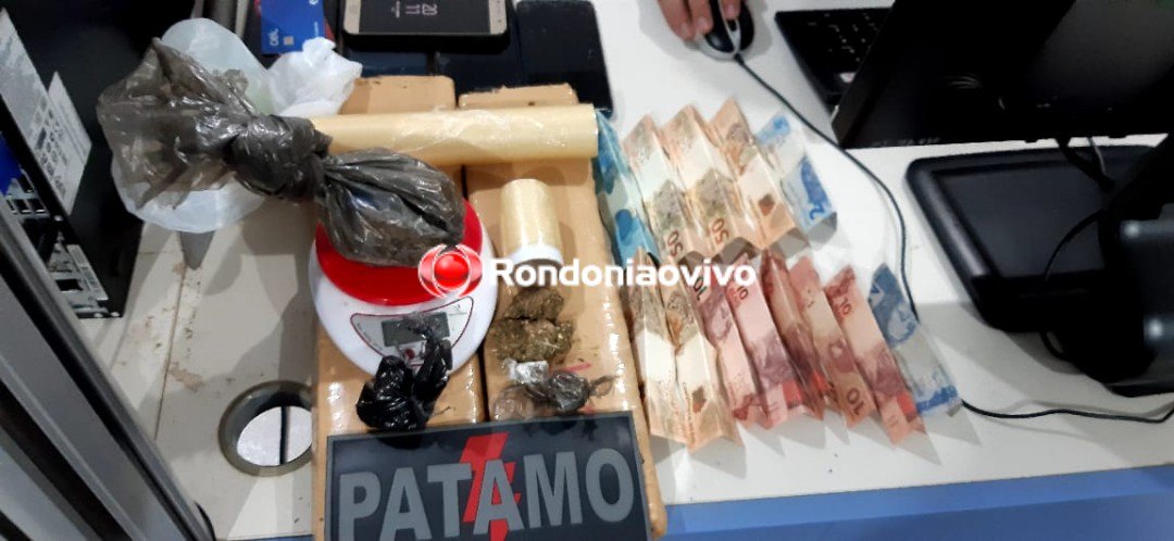 TRÁFICO: Quadrilha é presa com dois quilos de maconha após abordagem em carro
