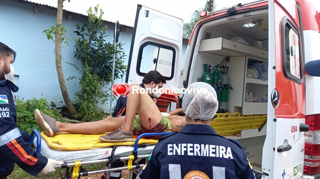 VÍDEO: Criminoso é baleado após roubar celular da mãe de sargento da PM