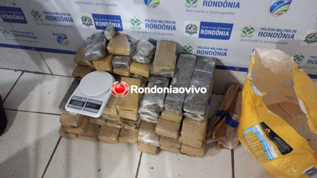 ASSISTA: Quadrilha é presa pela PM com cerca de 50 quilos de maconha