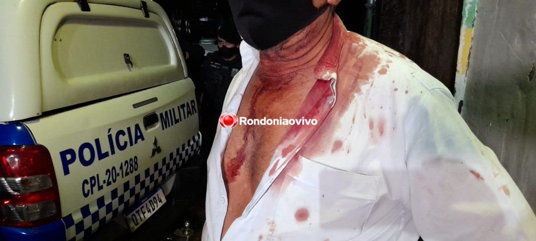 CRIMINOSO VIOLENTO: Comerciante é agredido a coronhadas ao reagir assalto e PM prende bandido