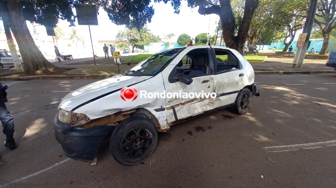 FORTE BATIDA: Grave colisão entre carros deixa criança ferida no Centro