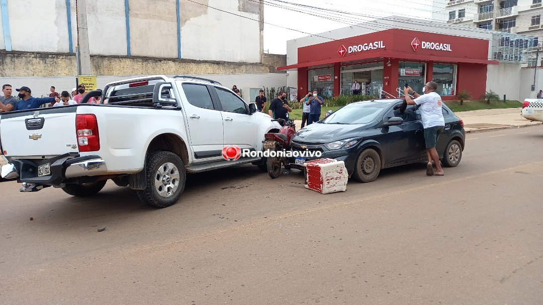 VÍDEO: Motociclista morre e cinco ficam feridos em gravíssimo acidente na capital