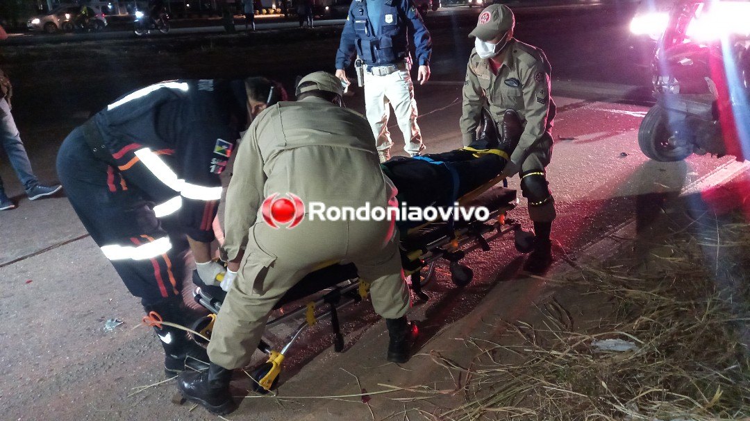 VÍDEO: Gravíssimo acidente entre carros na BR-364 deixa casal ferido