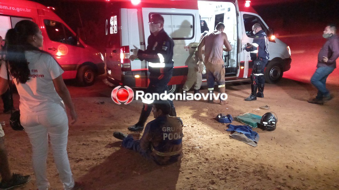 FAROL APAGADO: Grave colisão na BR-319 deixa duas pessoas feridas