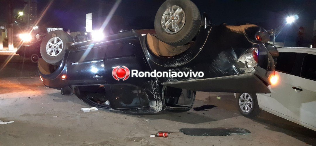 CAPOTAMENTO: Grave acidente é registrado na região Central de Porto Velho