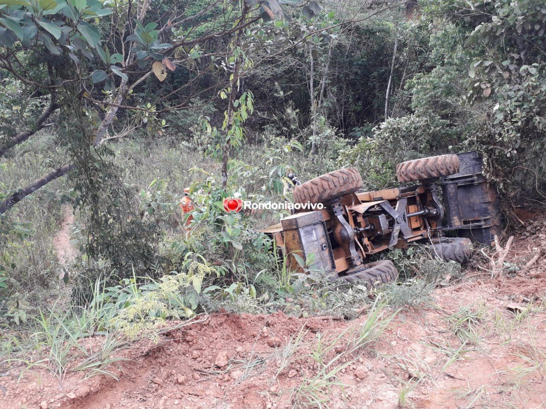 TOMBOU: Trabalhador morre prensado por trator enquanto realizava serviço