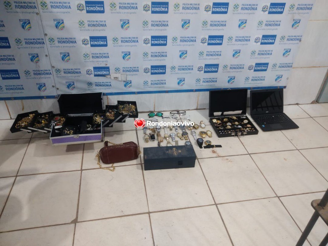 TRÁFICO NA LESTE: Força Tática prende casal com várias porções de drogas e objetos roubados